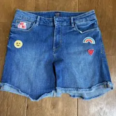 GAP デニムパンツ　ショート　160
