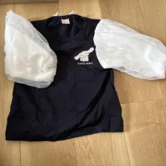 petit main ネイビー 長袖カットソー