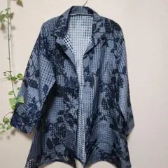 古着⭐　affetto　チェックの春コート　M