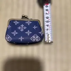 【希少】ラシット　ネイビー がま口 コインケース