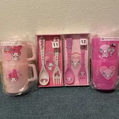 サンリオ　当たりくじ　フォークスプーン　プラマグセット　マイメロ　ピアノ