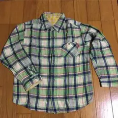 7-4  ムージョンジョン リバーシブル シャツ (130)チェック