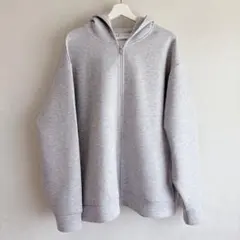 GU ジーユー　パフスウェットフルジップパーカ　3XL