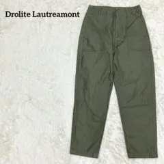 ワークパンツ カーゴパンツ　テーパードパンツ【1】カーキ　カジュアル　コットン