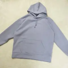 しまむら パーカー フーディ シンプル パープル 紫 XL メンズ