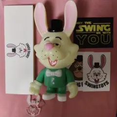 ソフビ】SWINGTOYSビッグスイングバニー jokerカラー希少❃おまけ付