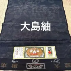 大島紬 着物 はぎれ 408 紬 アンティーク 生地 布 ハギレ古布 本場大島紬