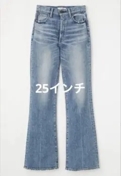 美品【MOUSSY MVS FLARE フレアデニム ブルー 25 マウジー】