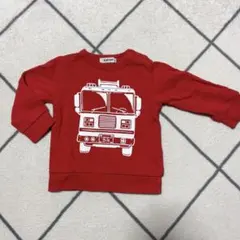 SLAP SLIP 赤 トレーナー 90サイ