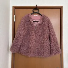 【最終価格】GRL ピンク ボアジャケットFREE