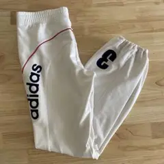 adidas アディダス　スウェットパンツ　白　M