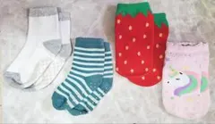 キッズ靴下 4足+おまけ2足セット 3-6歳