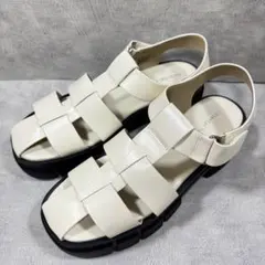 極美品❤️オリエンタルトラフィック ワイドストラップ グルカサンダル 24