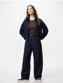 UNIQLO バギーカーブジーンズ24インチ　美品！