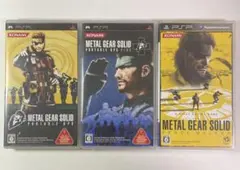 メタルギアソリッド オプス オプスプラス ピースウォーカー 3本セット