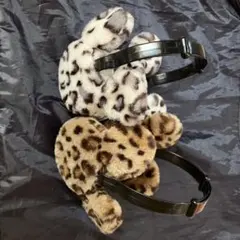 Disney レオパード柄 耳あて
