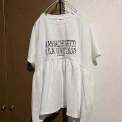 CONVERSE Tシャツ ホワイト ロゴ刺繍のサムネイル