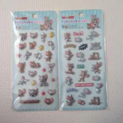 トムとジェリー ぷくぷくシール 2種セット Tom&Jerry