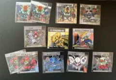 タ*ロ様 元祖SDガンダムスナック 封入メタリックシール 10種12枚セット 百