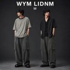 WYM LIDNM モード ドレープカーゴパンツ Mのサムネイル