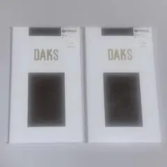 ①DAKS しなやかオペイクタイツ 80デニール 2枚セット