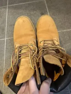 着払いTimberland ブラウン スエード ハイカットブーツ 8W - メルカリ