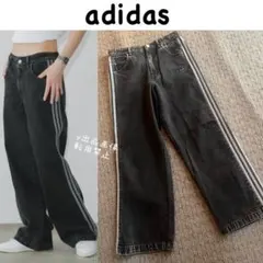 値下げしました！adidasルーズデニムパンツ