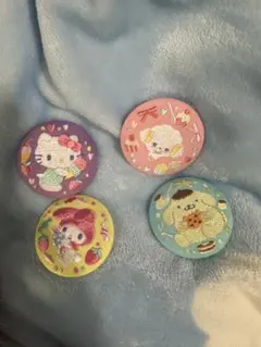 サンリオキャラクターズ刺繍缶バッジ