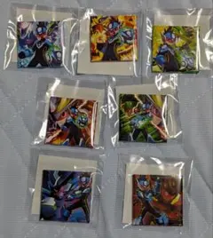カプくじ　流星のロックマン E賞缶バッジ　8種コンプリートセット