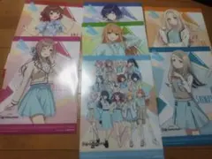 学園アイドルマスター　ローソン限定 クリアファイル7種 クリアシート7種　セット