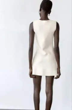 ZARA ザラ プレーンニット ミニワンピース S