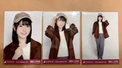 乃木坂46 生写真　オーバージャケット＋キャップ　増田三莉音　コンプ