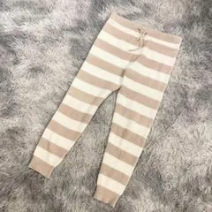 『UNIQLO』ユニクロ　フェアリーソフトルームパンツ パジャマ　ボーダー　XL