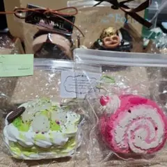 スクイーズ　ケーキ　ロールケーキ　まとめ売り　4つ