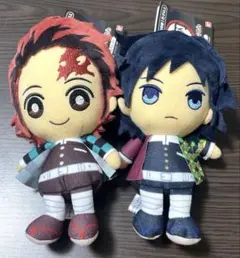 冨岡義勇　竈門炭治郎 Chibiぬいぐるみ 鬼滅の刃