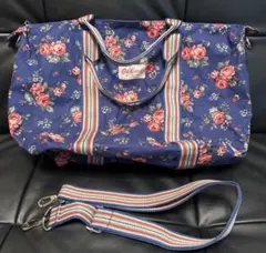 Cath Kidston キャスキッドソン バッグ 花柄 ネイビー