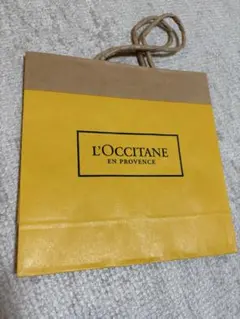 L'Occitane イエローペーパーバッグ