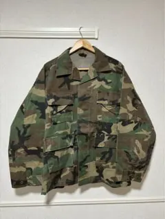 米軍 実物 90s US ARMY BDU ジャケット ウッドランド M-R