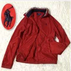 美品✨ポロラルフローレン スイングトップ ポニー刺繍 メンズ Mサイズ フード