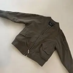 COMME CA ISM MA-1ジャケット 110A オリーブグリーン