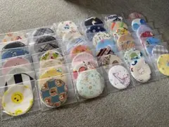 直径約8cm ヨーヨーキルト くるみボタン サークルカットクロス まとめ売り