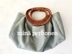ミナペルホネン ボヌールの大きめがま口バッグ - メルカリ