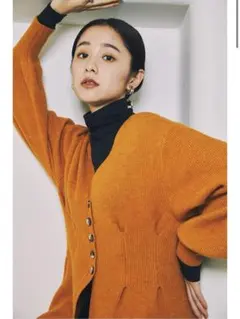 SENSE OF PLACE オレンジカーディガン