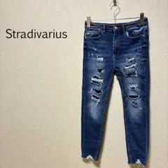 b0339【ストラディバリウス】ダメージスキニー Ｌ スーパーハイウエストのサムネイル
