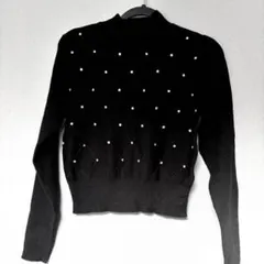 SPRAY PREMIUM ブラックニットセーター