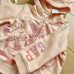 【新品】babyGAP Disney セットアップ 80cm サーモンピンク