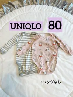 【UNIQLO】長袖ロンパース80