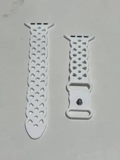 Apple Watch用 ホワイト シリコンバンド