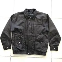 90s CHASER ダービージャケット ブルゾン 短丈 ヴィンテージ 黒 L程