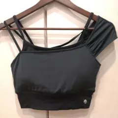 SUKALA ecoアシンメトリークロスブラトップ ホットヨガスタジオLAVA